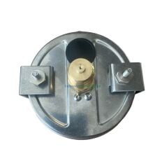 Ø100mm 0-6 Bar Panotip Arkadan Bağlantılı Gliserinli, Sıvı Dolgulu G1/2'' Manometre, Basınç Göstergesi CL2,5 PAKKENS