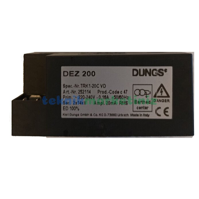 DUNGS 252114 DEZ200 ÇİFT ÇIKIŞLI ATEŞLEME TRAFOSU