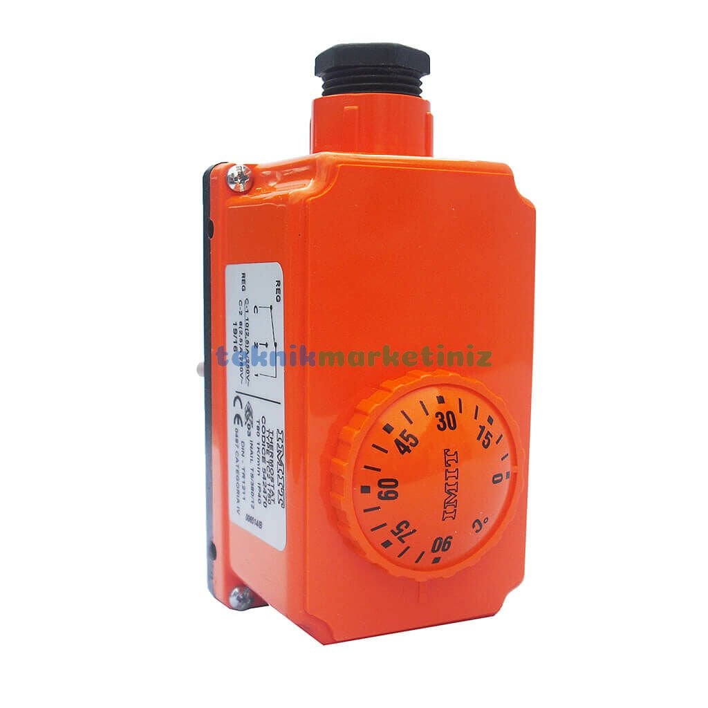 TC 2 542470 IMIT TEKLİ KAZAN TERMOSTATI-0-90 °C