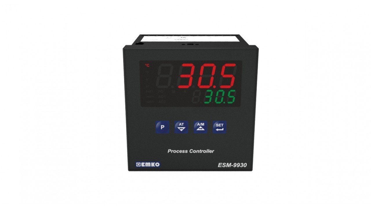 ESM-9930.2.20.0.1/01.02/0.0.0.0 Üniversal Girişli PID Proses Kontrol Cihazı, 24 Vac/Vdc beslemeli