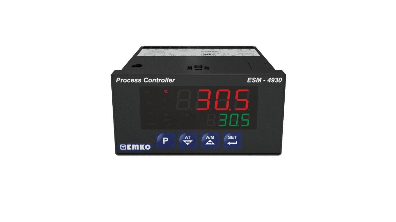 ESM-4930.2.20.0.1/01.02/0.0.0.0 Üniversal Girişli PID Proses Kontrol Cihazı, 24Vac/Vdc beslemeli