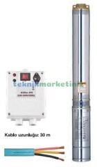 4'' 0.75KW-1HP 220V. Dalgıç Pompa+Motoru MOMENTUM 4XRm4/10-0.75 Derin Kuyu Motor+Pompası