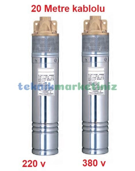4'' 0.75KW-1HP 220V. Keson Kuyu Dalgıç Pompası MOMENTUM 4SPM100