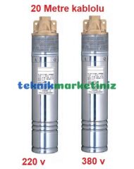4'' 1.5KW-2HP 220V. Keson Kuyu Dalgıç Pompası MOMENTUM 4SPM200