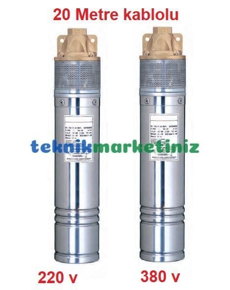 4'' 1.1KW-1,5HP 380V. Keson Kuyu Dalgıç Pompası MOMENTUM 4SP150