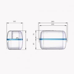 Sanicondens Pro 2 Ünite Girişli, Kombi, Klima vb. Drenaj Tahliye Pompası