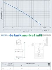 ST3 10 Metre Kablolu 1'' Elektromanyetik Dalgıç Pompa Temiz Su Pompası Hmax:34metre, Debi(Max):2700 Litre/saat STAR POMPA