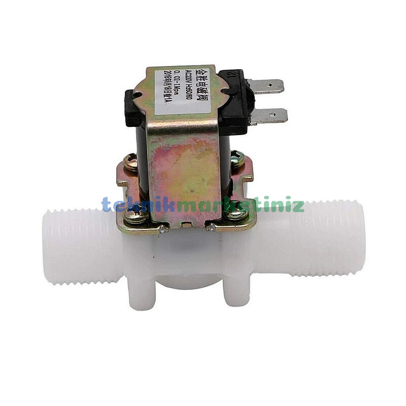 1/2'' Normalde Kapalı Genel Maksat PLASTİK Solenoid Vana (0,2 - 8 BAR)