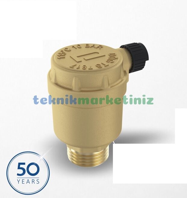 HAVA TAHLİYE CİHAZI (PURJÖR) 1/2'' ÇEKVALFSİZ PAKKENS
