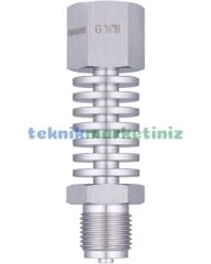 PASLANMAZ AISI316 Manometre Soğutma Kulesi G1/2'' - G1/2'' PN600 PAKKENS