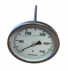 Ø100mm 500 C° Derece Fırın, Taş Fırın Termometreleri PAKKENS