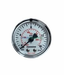 Ø50mm 0-16 Bar Arkadan Bağlantılı Genel Amaçlı Kurutip Manometre, Basınç Göstergesi CL2,5 PAKKENS