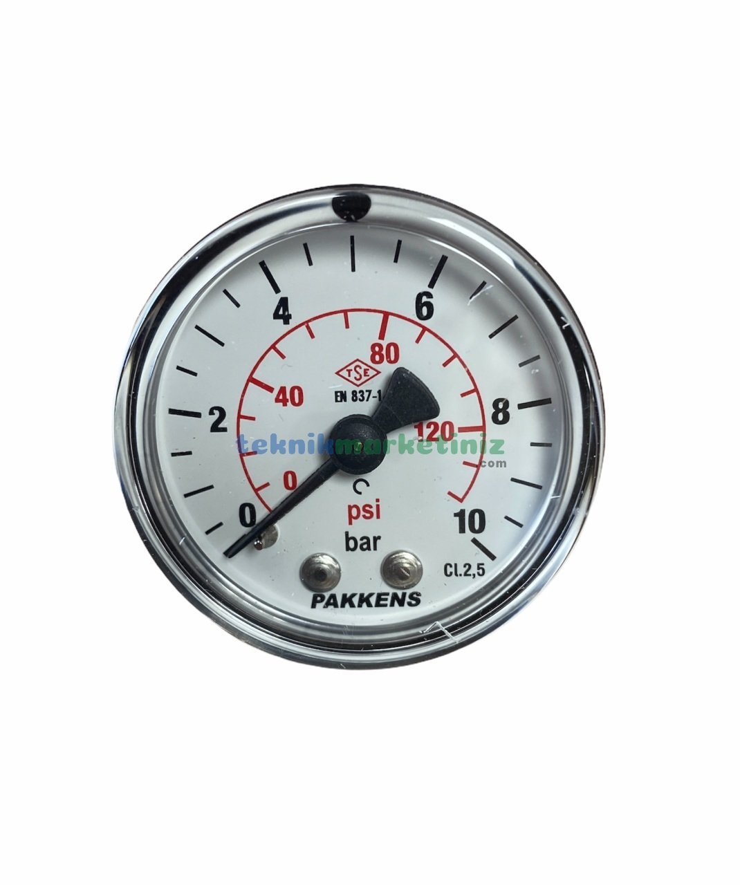 Ø50mm 0-280 Bar Arkadan Bağlantılı Genel Amaçlı Kurutip Manometre, Basınç Göstergesi CL2,5 PAKKENS