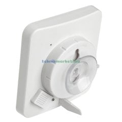 Timerlı, Zamanlayıcı, Sıcaklık ve Nem Ölçerli Banyo ve Mutfak Saati, Termo-Higrometre TFA Dostmann 60.4001.10 TM832.2011.10