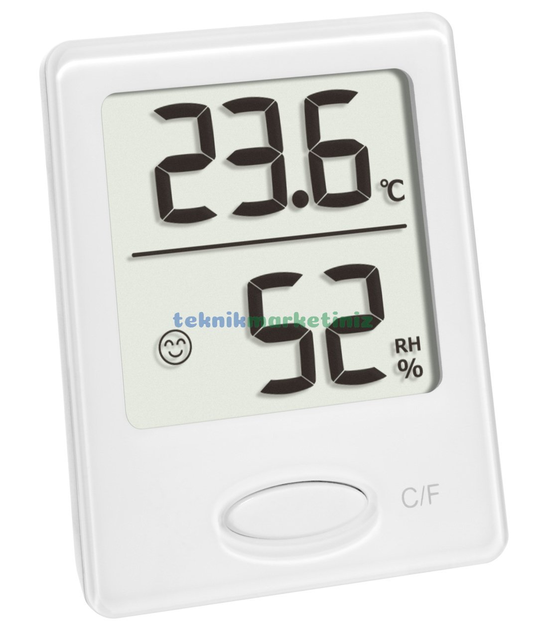Dijital Termometre-Higrometre, Konfor Göstergeli, Ortam, Oda, Mekan Sıcaklık ve Nem Ölçer TFA Dostmann 30.5041.02 TM832.1133.02