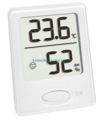 Dijital Termometre-Higrometre, Konfor Göstergeli, Ortam, Oda, Mekan Sıcaklık ve Nem Ölçer TFA Dostmann 30.5041.02 TM832.1133.02