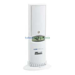 3 Kablosuz Transmitterli 4 Ayrı Nokta, Oda, Ortam, Mekan, Depo Sıcaklık ve Nem Ölçer, Telsiz Termometre-Higrometre KLIMA@HOME TFA Dostmann 30.3060.01.IT TM832.1144.01.IT